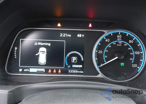 2022 Nissan Leaf Sv Plus 62 Kwh z USA, uszkodzony, nr VIN 1N4BZ1CV2NC554860